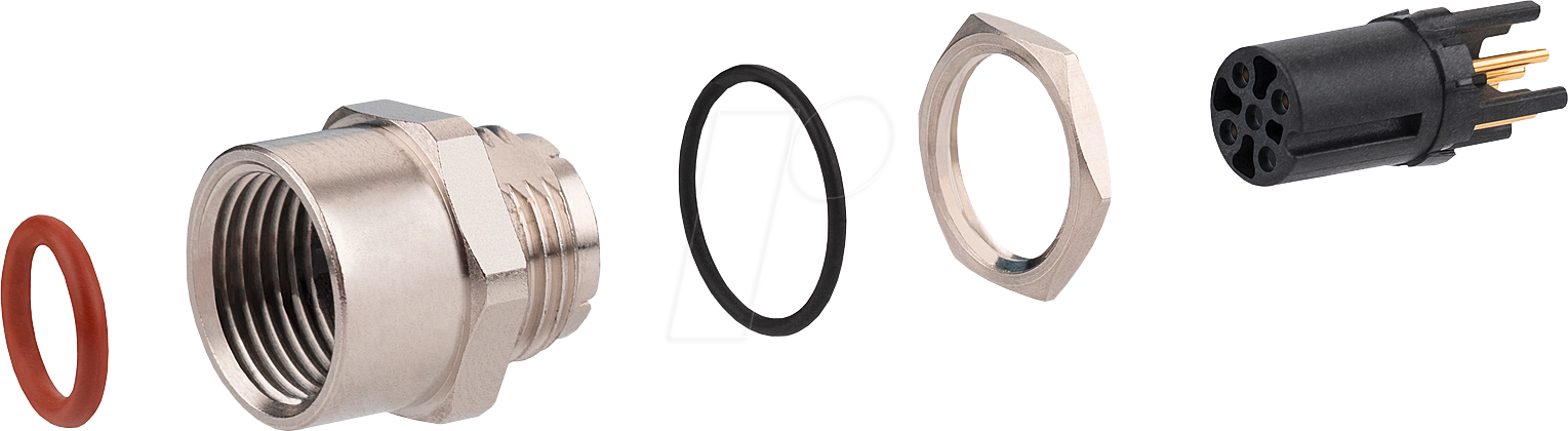 MC MMT361A615-01 - SAL M12, 3-pol, Buchse, gerade