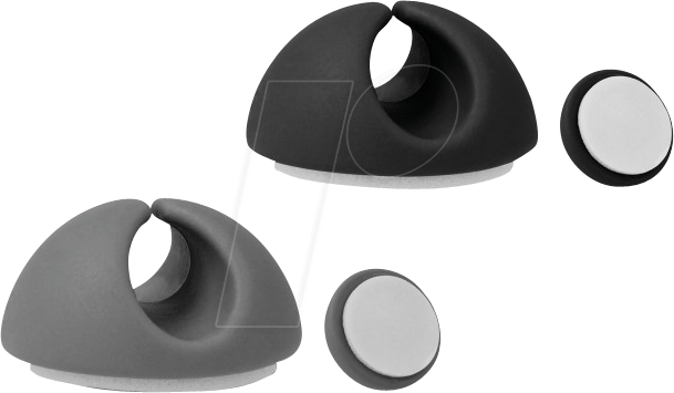 Thumbnail - DELOCK 18452 - Kabelhalter Set 6 Stück