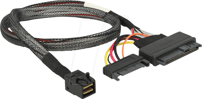 DELOCK 84819 - U.2 SFF-8643 Stecker>SFF-8639 Stecker+SATA 50 cm