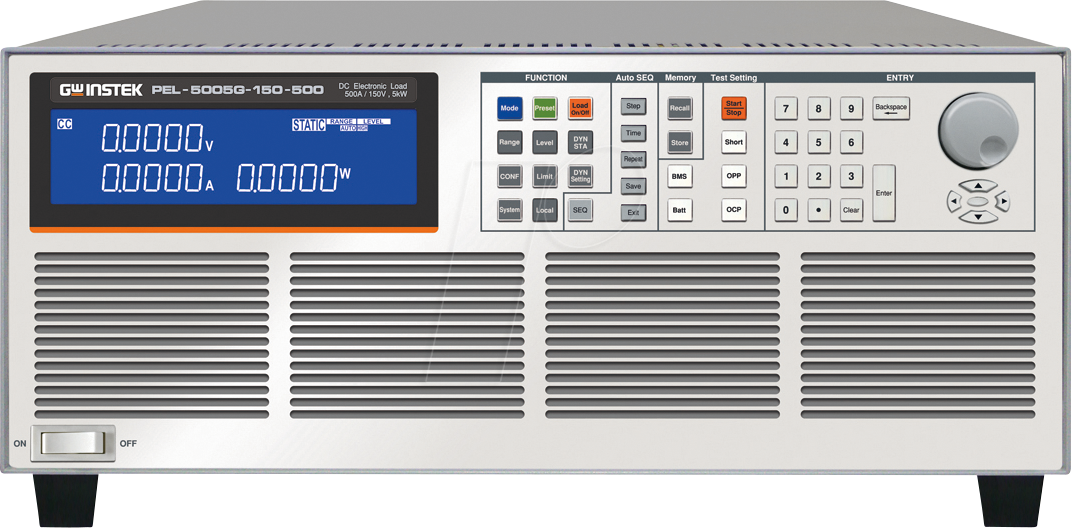 PEL-5005G-15-500 - Elektronische Last 5000 W, 500 A, 150 V, GPIB, RS232, USB, LAN