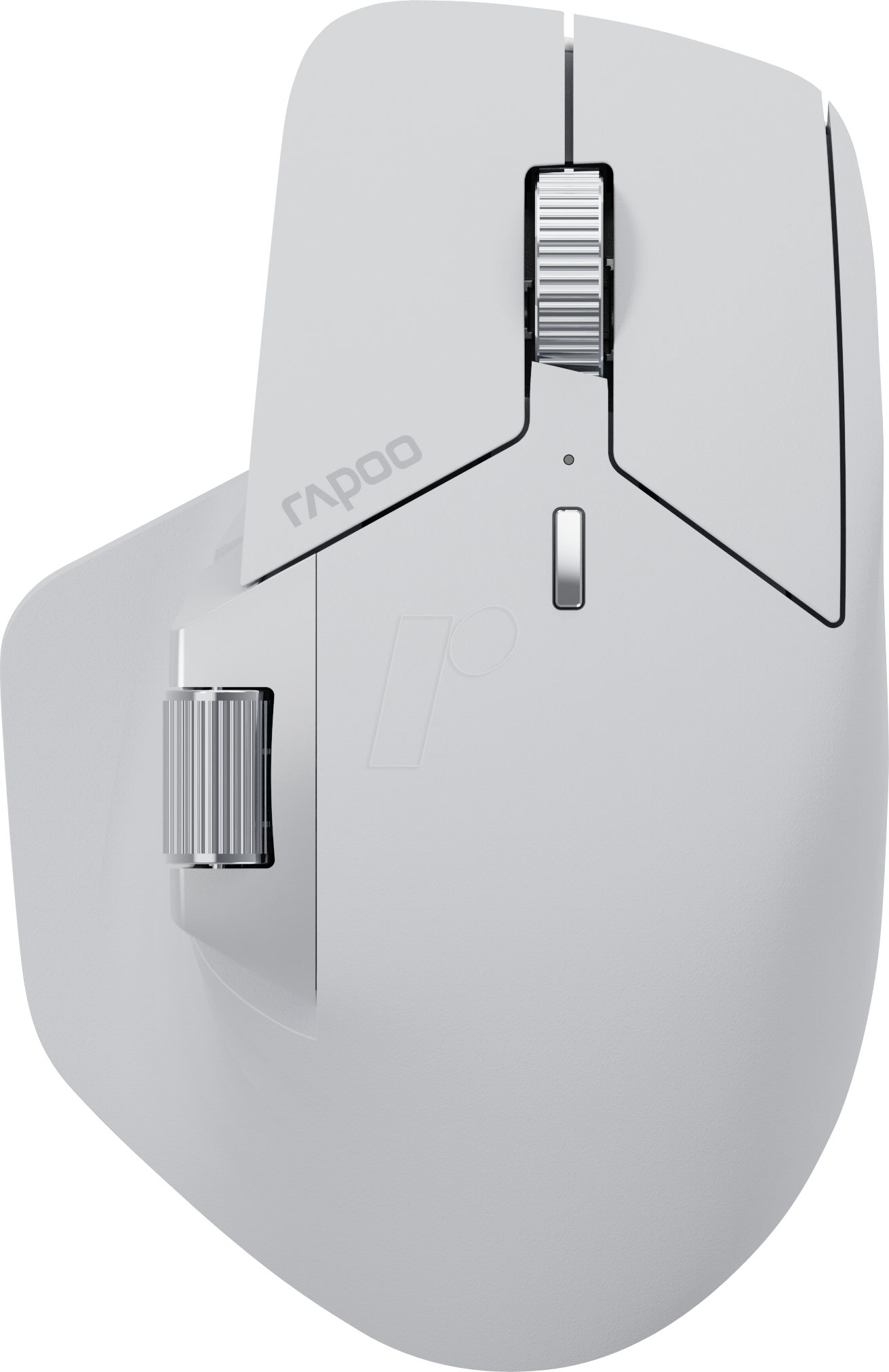 RAPOO MT760M WS - Maus (Mouse), Bluetooth/Funk, ergonomisch, weiß