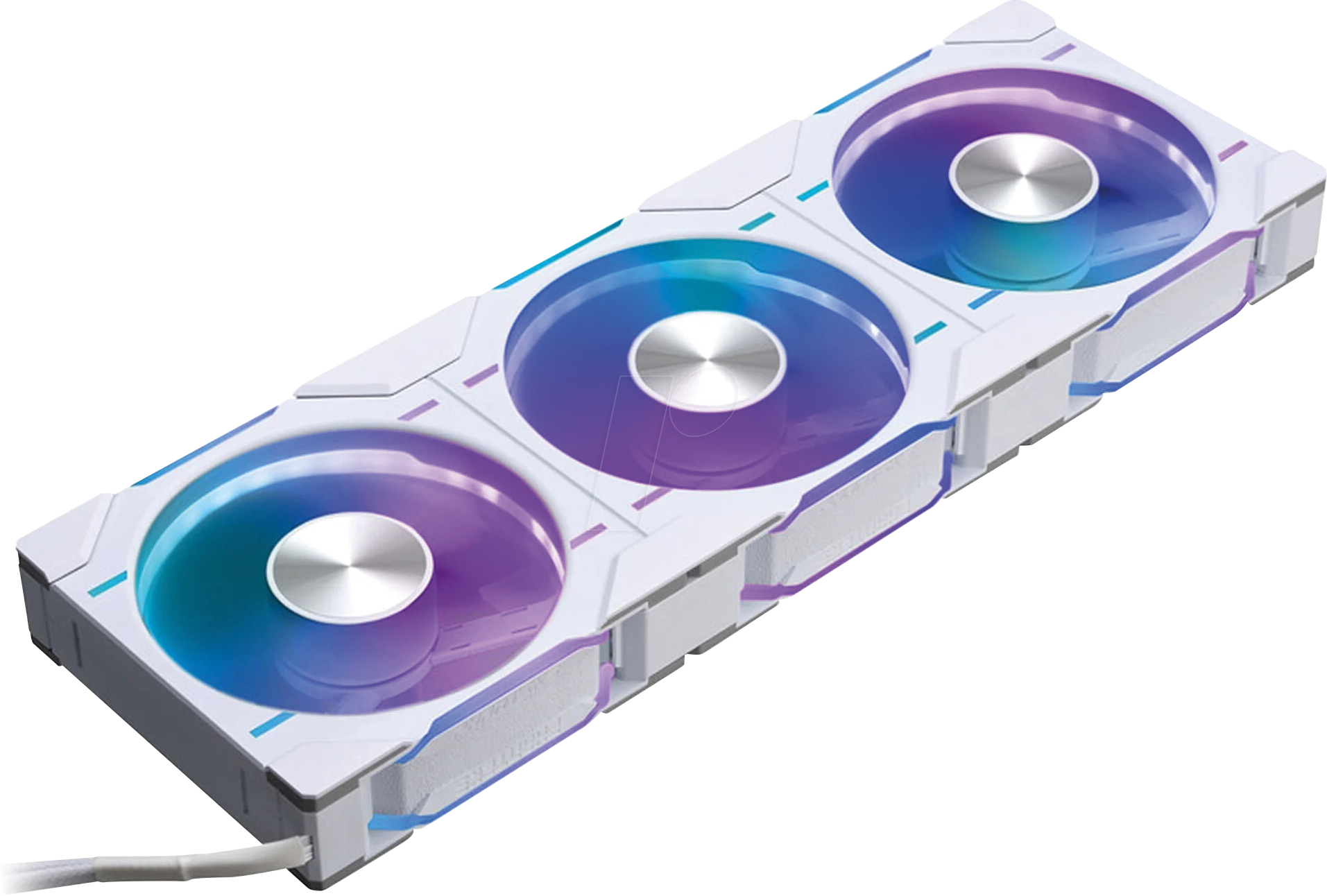 PHT F120D30RWT3P - PHANTEKS D30, Reverse Airflow D-RGB, 120mm, weiß, 3P