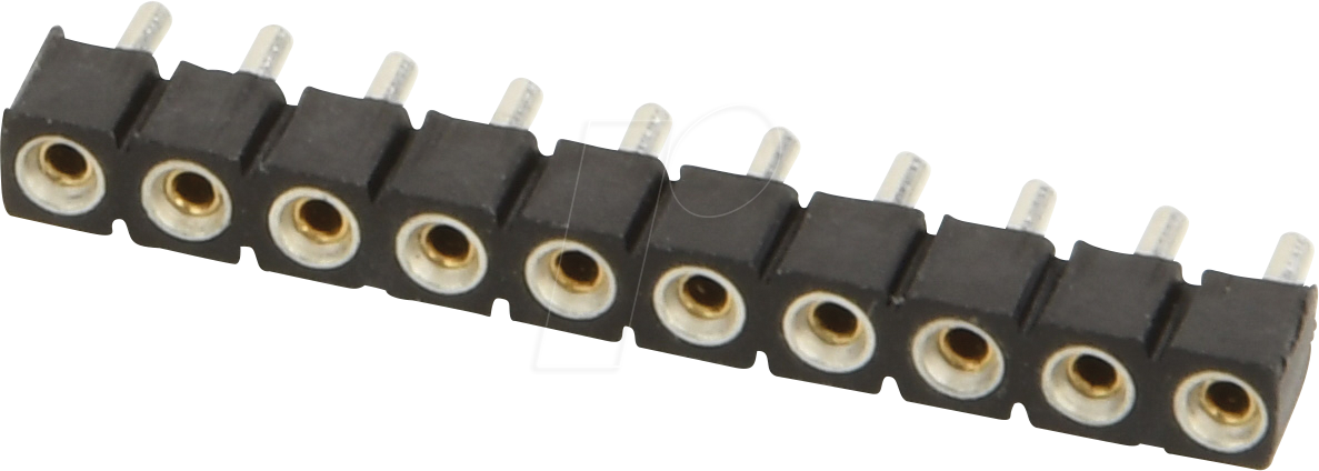 W+P 256-010-1 - Präzisionsbuchsenleiste/IC Leisten , gerade, RM 2,54, 10-polig