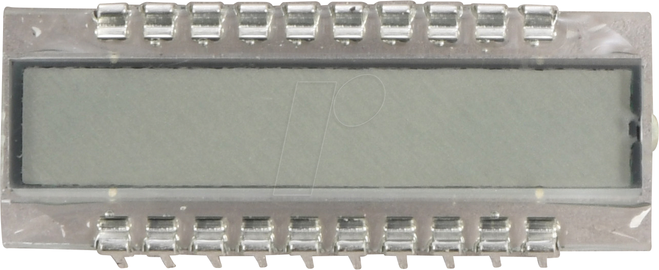 DE188RU-30/7.53 - LCD-7-Segment, 8 Digits, H:5,0 mm, reflective