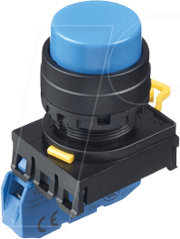 ID YW1BA2E10S - Einbautaster YW, 29 mm , 1 NO, schwarz