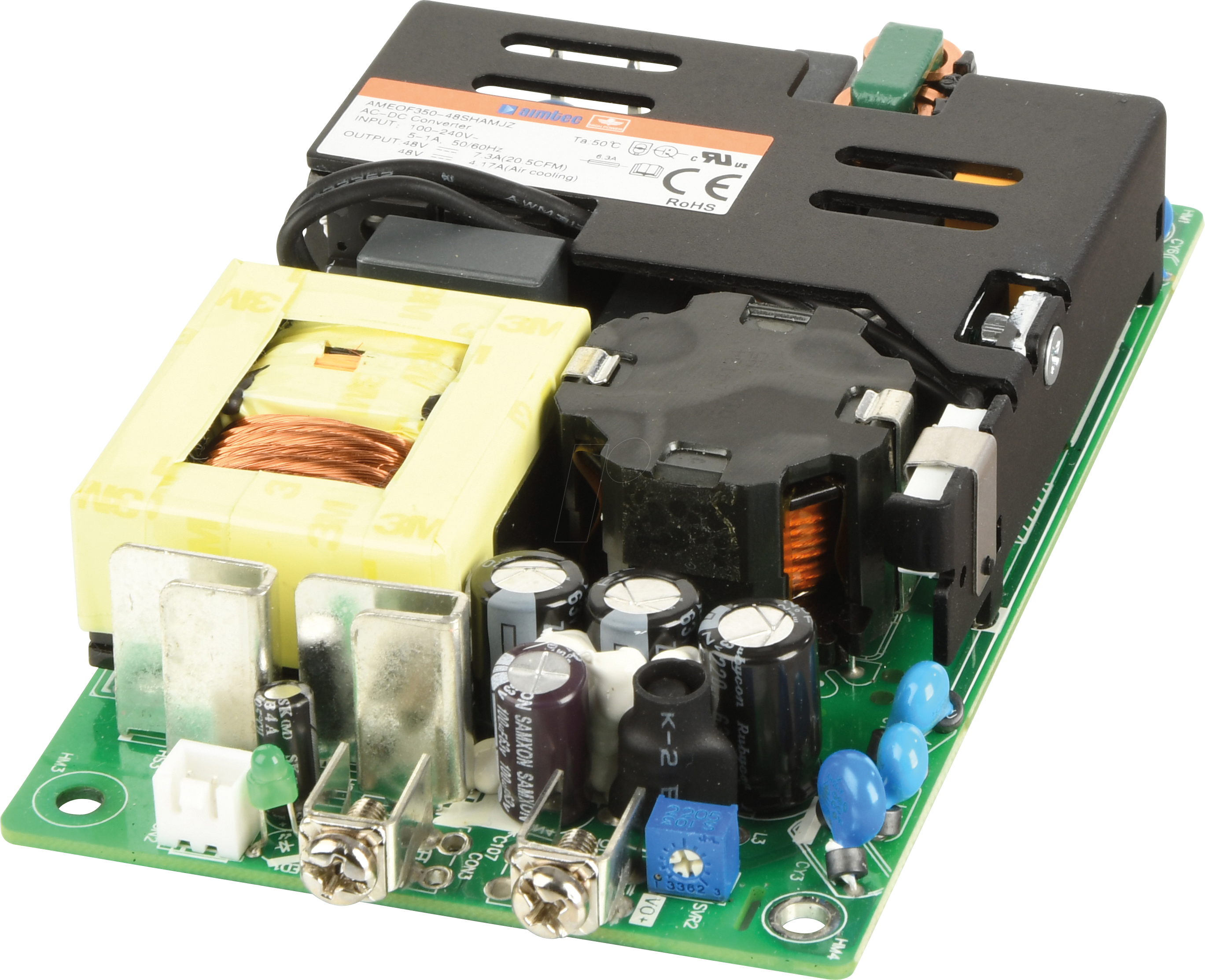 AMEOF350-48 - AC/DC-Wandler, 90 - 264 V AC, 50,4 V DC, 7,3 A, Modul