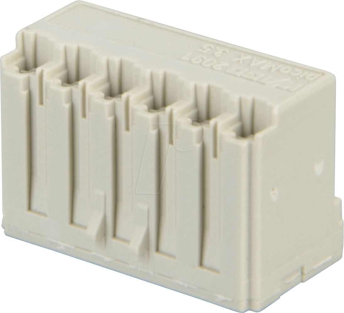WAGO 2091-1326 - picoMAX 3.5 Federleiste mit Lötstiften 6-polig