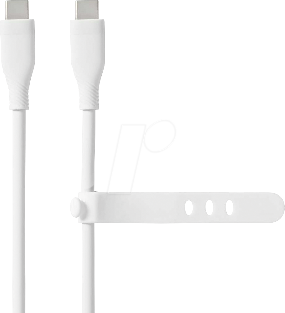 N CCGB60820WT15 - Sync- & Ladekabel, USB-C, 60 W, 1,5 m, weiß