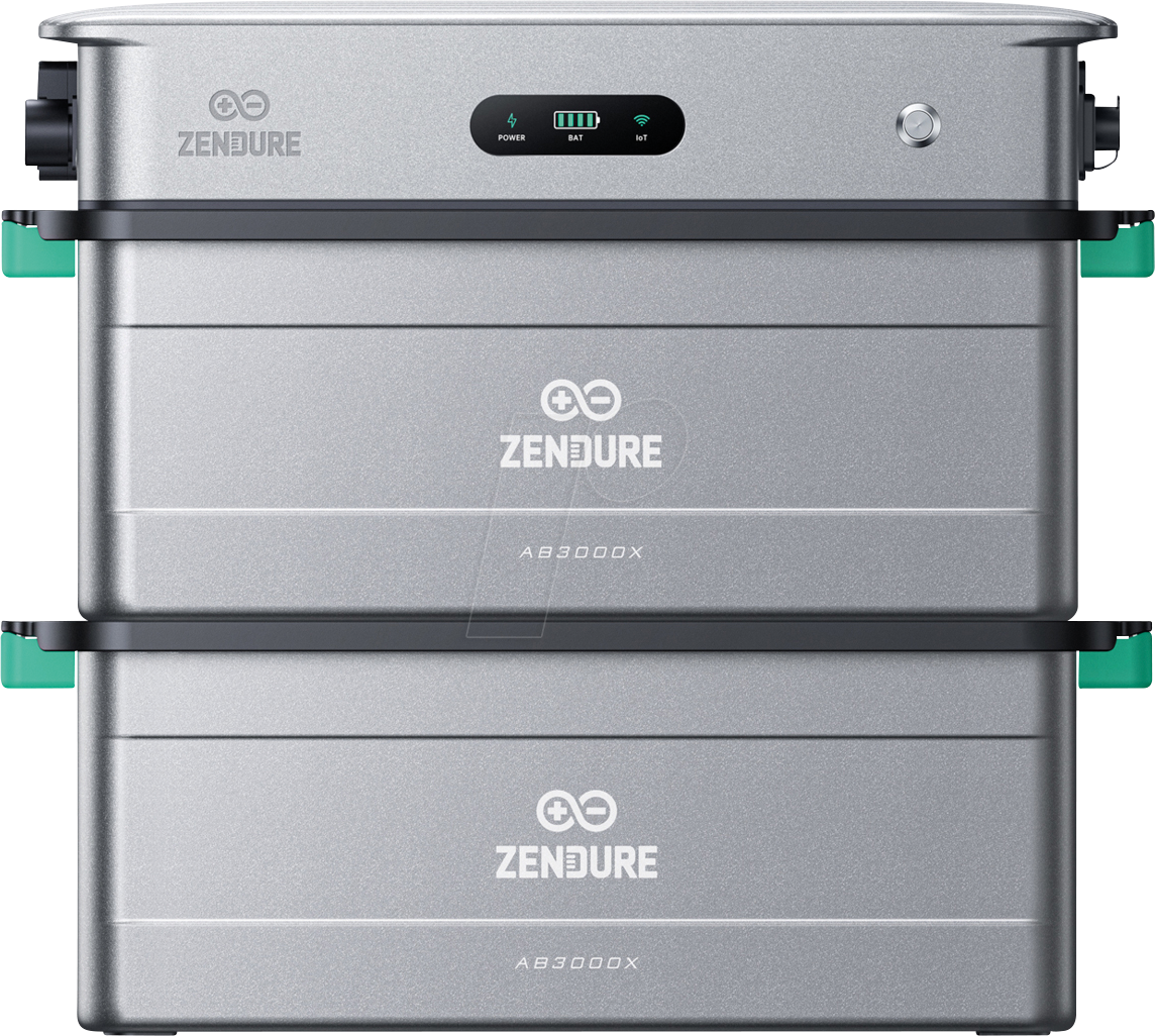 ZEN SF2400AC X2 - Zendure SolarFlow 2400 AC + 2 x AB3000X, 5760 Wh