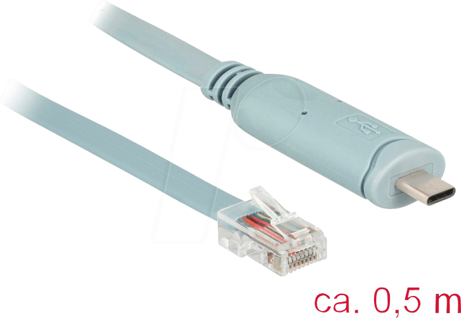 Thumbnail - DELOCK 89917 - Konsolenkabel 0,5 m grau