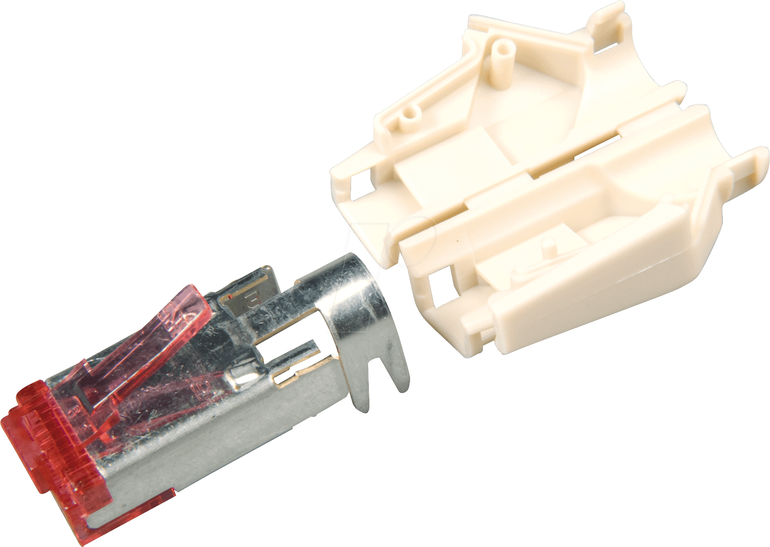 HIROSE CAT6 BG - RJ45 Hirose Stecker Cat-6, TM21, beige
