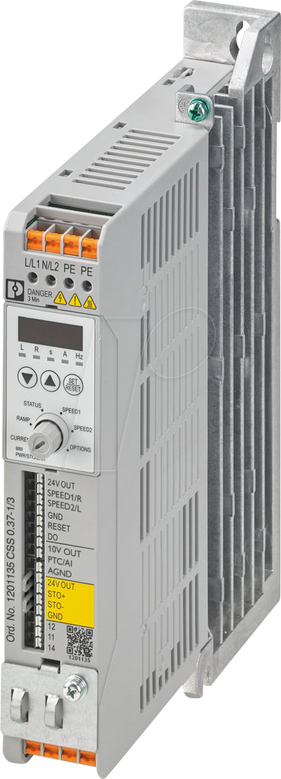 PHOE 1201135 - Drehzahlstarter, 0,37 KW, 110 - 240 V, 1-phasig
