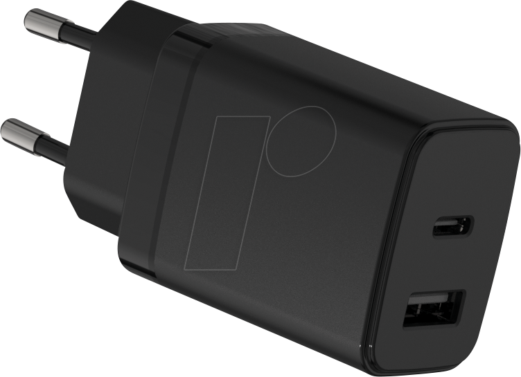 HNP 30EU-1C1A - USB-Ladegerät, 30 W, 1x USB-A, 1x USB-C, GaN