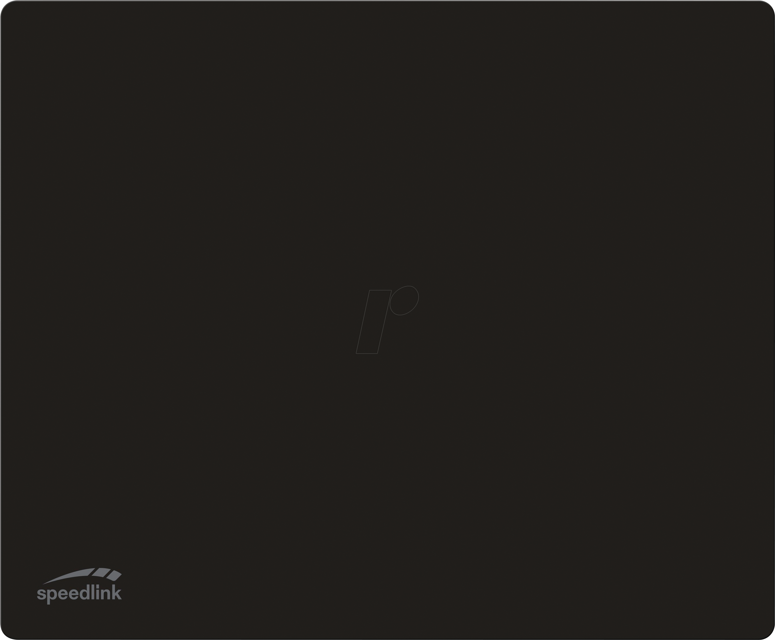 SL-620010-BK - Mauspad, antiviral, schwarz