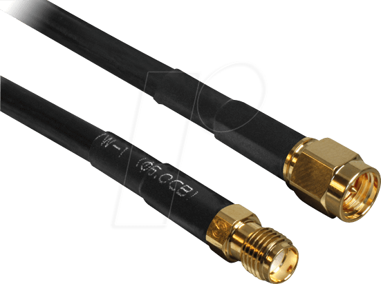DELOCK 88443 - WLAN Kabel, SMA Stecker, SMA Kupplung