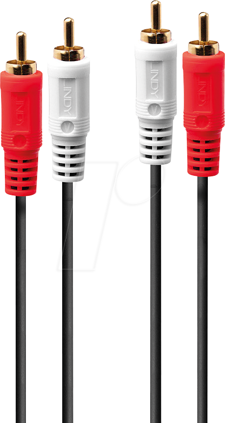 Thumbnail - LINDY 35660 - Cinch Audio Kabel, 2x Cinch Stecker, 1,0 m