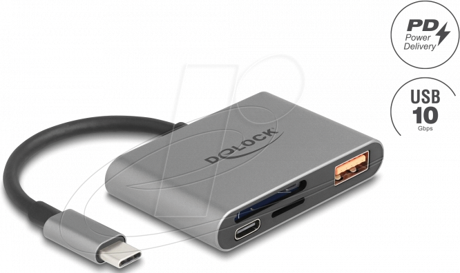 DELOCK 91016 - Dockingstation/Port Replicator, USB 3.2 Gen2 Typ-C