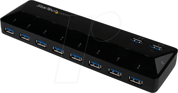 ST 103008U2C - USB 3.0 10 Port Hub mit Lade-/ Sync-Port 2x 1,5A