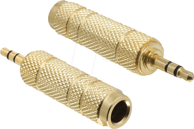 HA 36G - 3,5 mm Klinken Stecker auf 6,3 mm Buchse