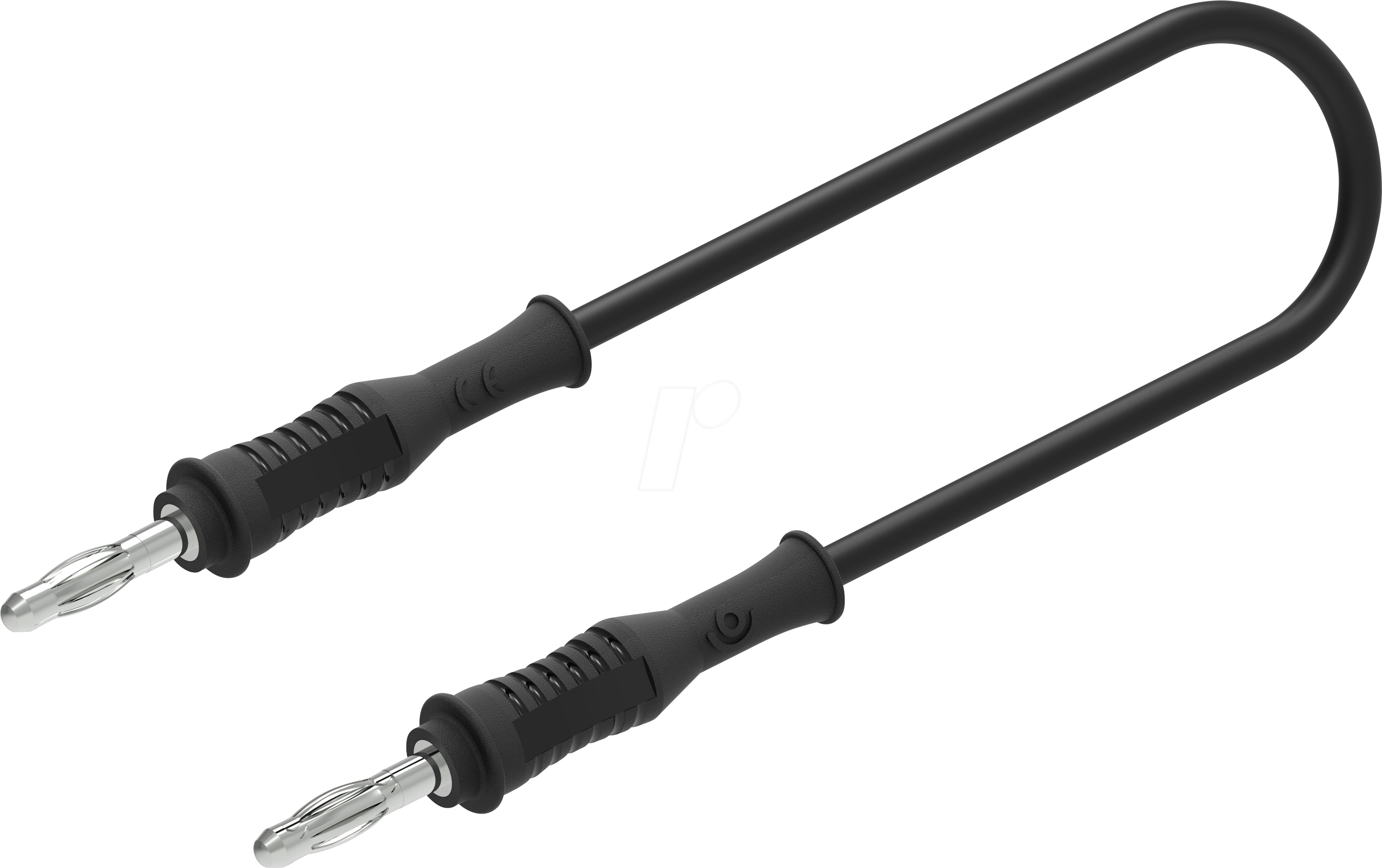 PJP 2019-100N - Messleitung, 1,0 mm², 1,0 m, schwarz