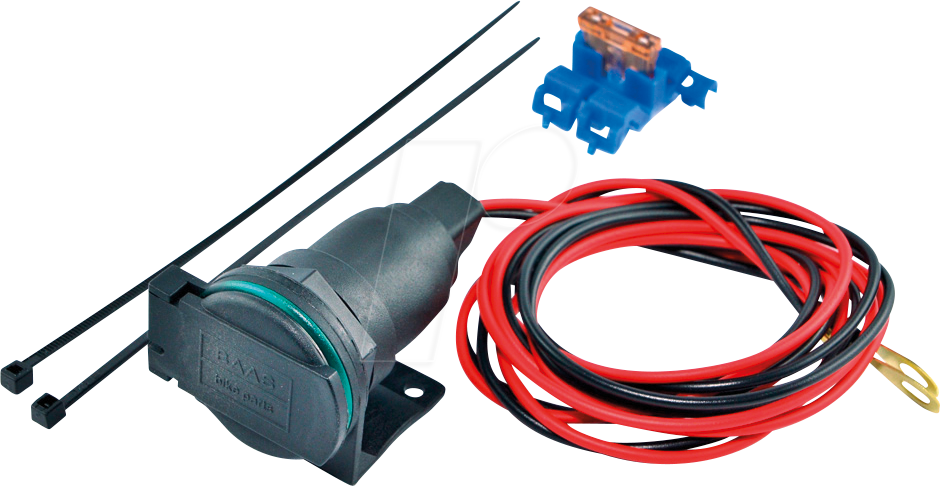 KRAD ZA02 - Motorrad - ZIG Steckdose, Federklappdeckel,