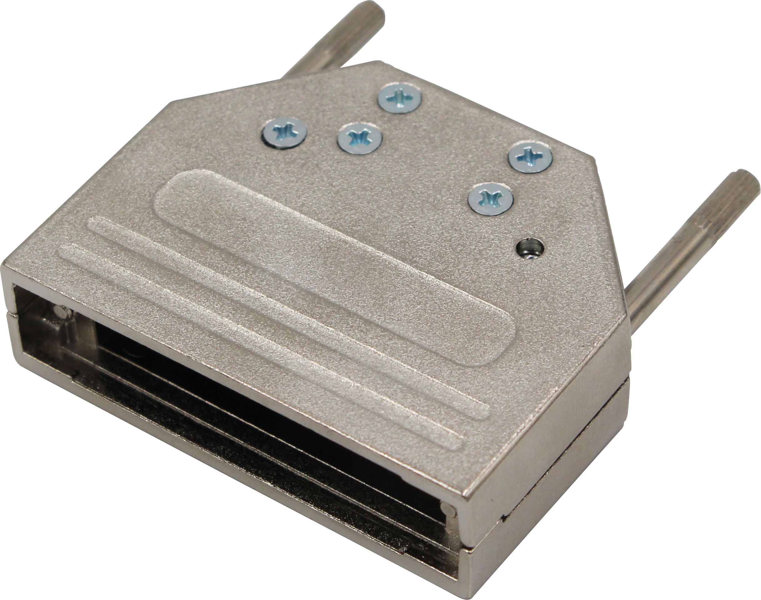 MHDTZI37-K - D-Sub Kappe, 37-polig, gerade, silber