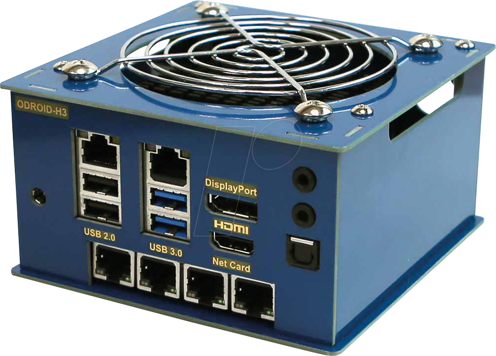 ODROID H3 CASE6 - Odroid H3 Gehäuse 6, für 1x Netzwerkkarte