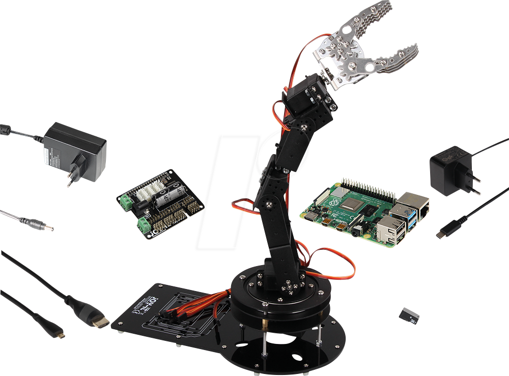 GRABIT ROBOT-SET - Grab-it Roboter Arm Bausatz, inkl. Pi4 2GB