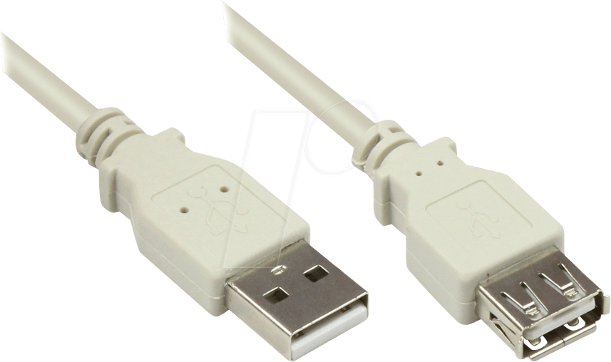 GC 2511-OF2 - USB 2.0 Kabel, A Stecker auf A Buchse, 1,8 m