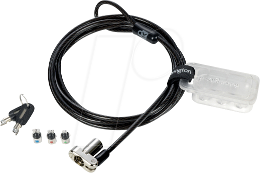 KENS K62318WW - Laptopschloss, Schlüssel, 3-in-1