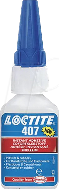 LOCTITE 407 - Universal-Sekundenkleber, 20 g