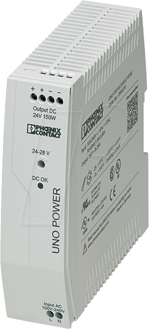 UNO 24V 150W - Schaltnetzteil, Hutschiene, 150 W, 24 V, 6,25 A