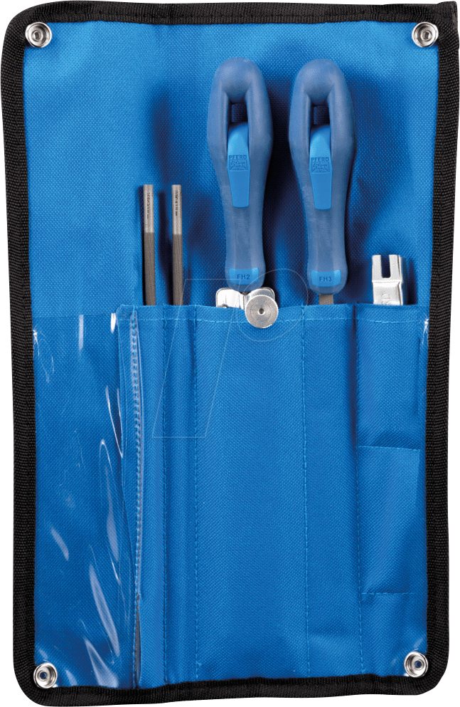PFERD 11099151 - Kettensägenschärf-Set 5,16 mm 13/64'' in Rolltasche