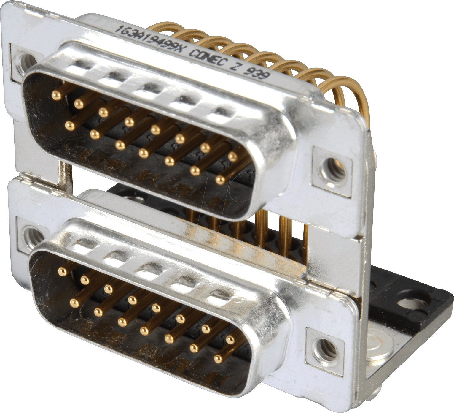 D-SUB DP 30 STST - D-SUB, Dual Port, Stecker-Stecker, 2x15-polig