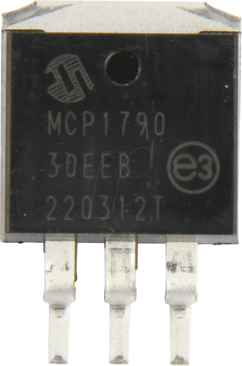 Thumbnail - MCP17903002EEB - LDO, Uout 3V, Uin 6..30V, 0,07A, DDPAK-3