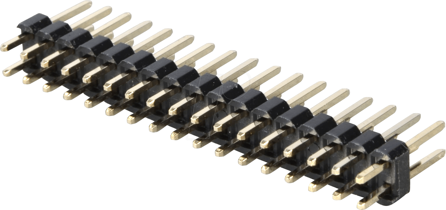 Thumbnail - SL 2X17G 2,54 - 2x17pol.-Stiftleiste, gerade, RM 2,54