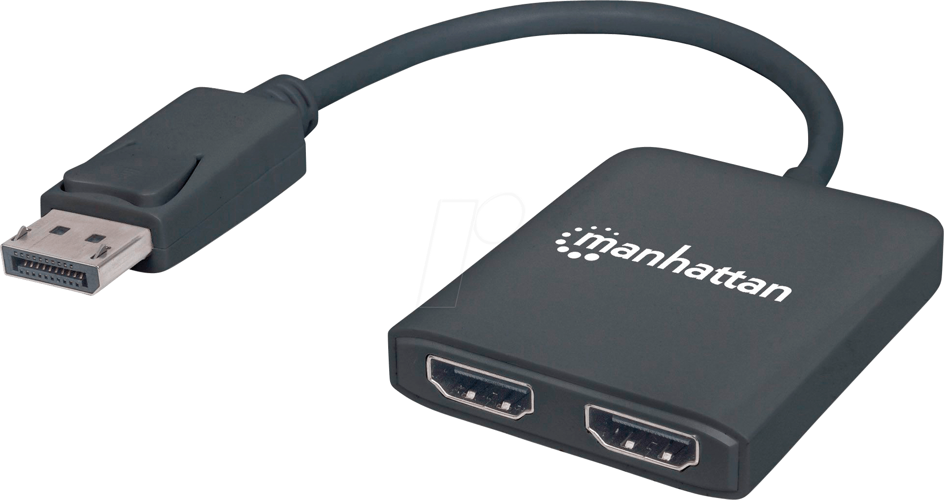 MANHATTAN 152716 - DisplayPort Adapter, DP Stecker auf 2x HDMI Buchse