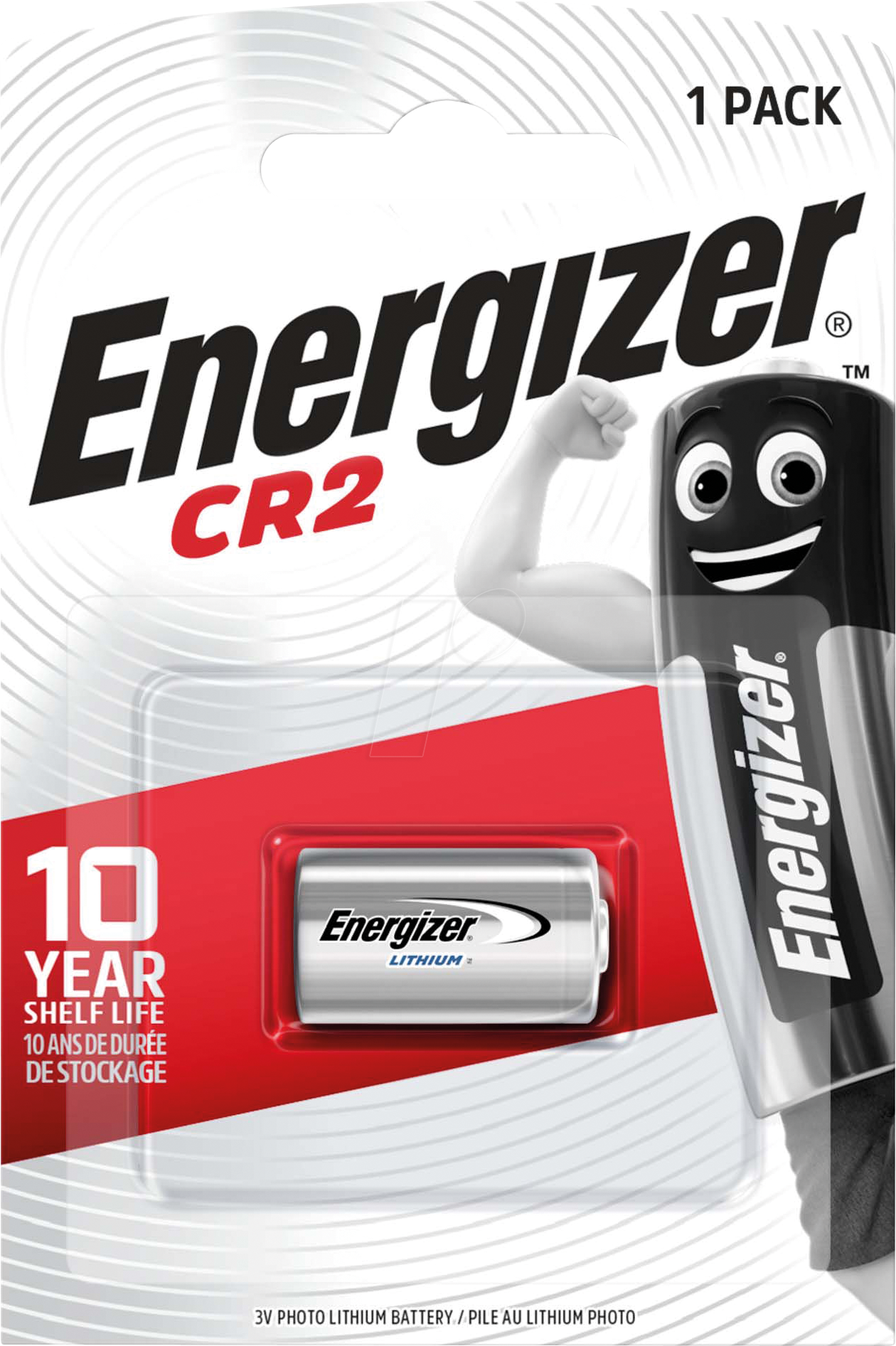 Thumbnail - EN 1XCR2 - Lithium Batterie, CR2, 800 mAh, 1er-Pack