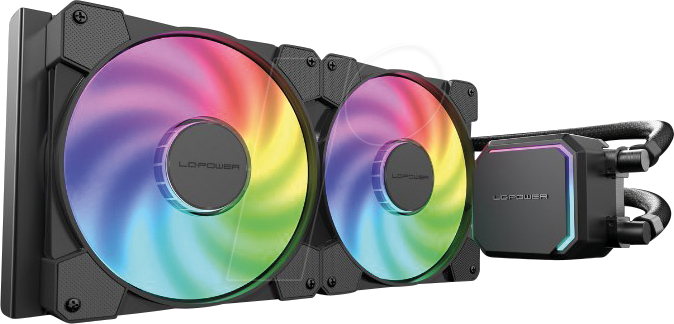 LC-CC-280-B-ARGB - LC Power JetFlow ARGB Wasserkühlung, 280 mm