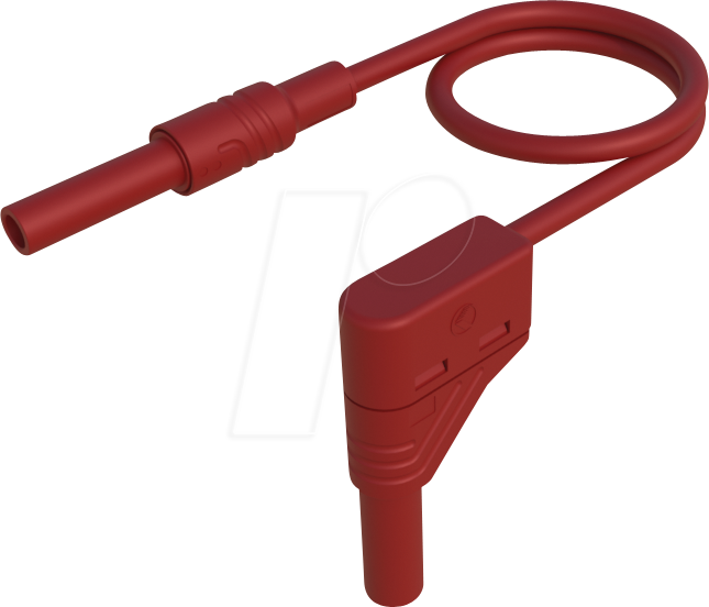 MAL SWG-B 100 RT - Messleitung, 2,5 mm², 1,00 m, rot, gesichert