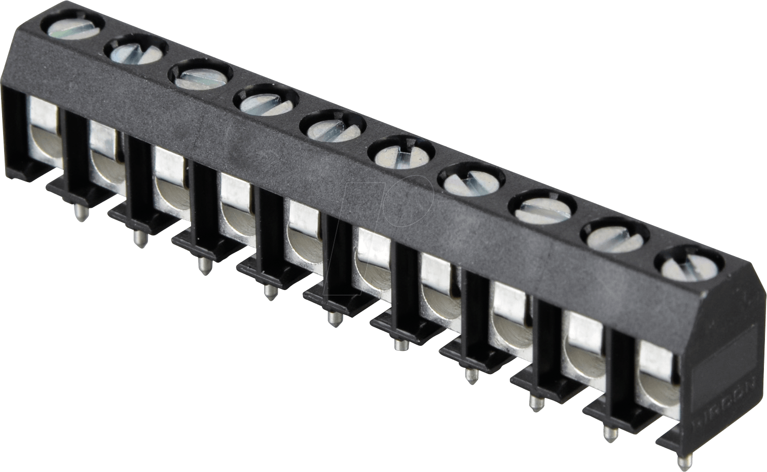 AKL 101-10 - Anschlussklemme, 10-pol, Ø 2 mm, RM 5,08