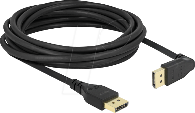DELOCK 87827 - DisplayPort 1.2 Kabel, 4K 60 Hz, gew, ohne Einrastf. 5,0 m