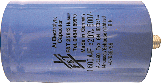 F+T GMB223100651 - Becher-Elko, radial, 22 mF, 100 V, 85°C