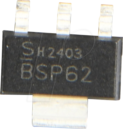 BSP62H6327XTSA1 - Darlington-Transistor, PNP, 80V, 1A, 1,5W, SOT-223