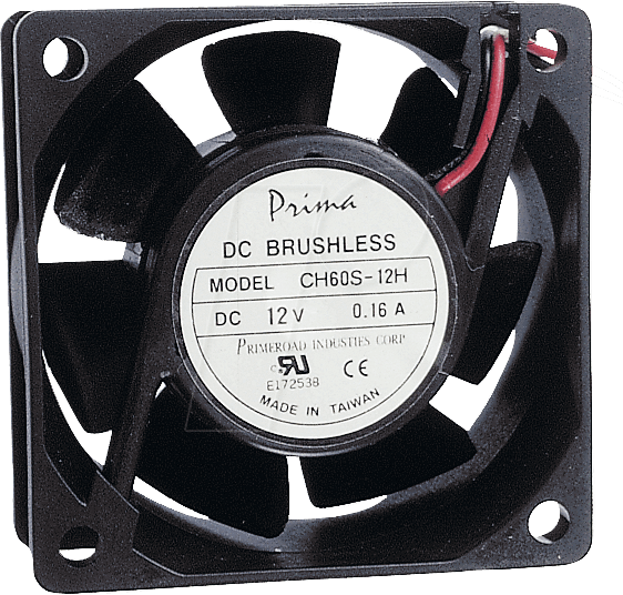 FAN-EF 9225 12V - Lüfter, 12 V DC, 92 x 92 x 25 mm, U/Min: 3000