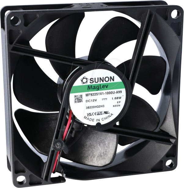 EF92252BX1000UA9 - Lüfter, 24 VDC, 92x92x25mm, Serie ME/EE