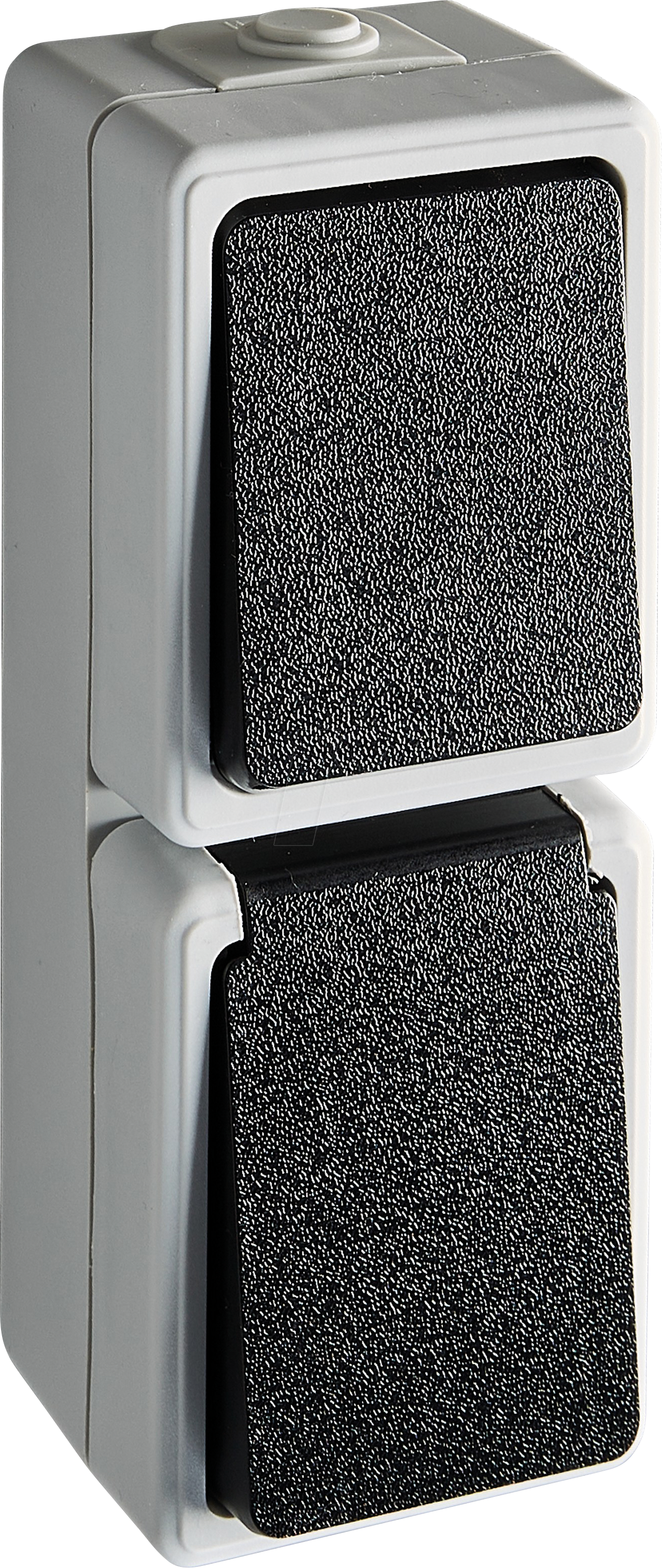 HEIT VO-501354 - MONSUN, Steckdose / Wechselschalter, 1-polig, lichtgrau