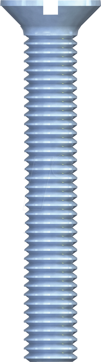 Thumbnail - SSK M6X60-100 - Flach-Senkkopfschrauben, Schlitz, M6, 60 mm, 100 Stück