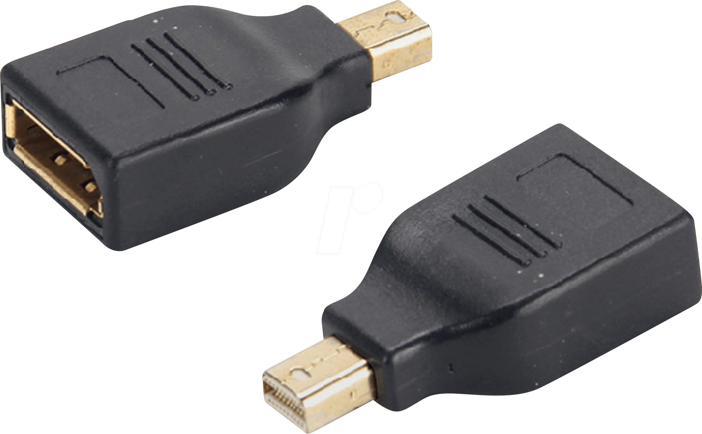 SHVP BS10-60001 - DisplayPort Adapter, Mini DP Stecker auf DP Kupplung