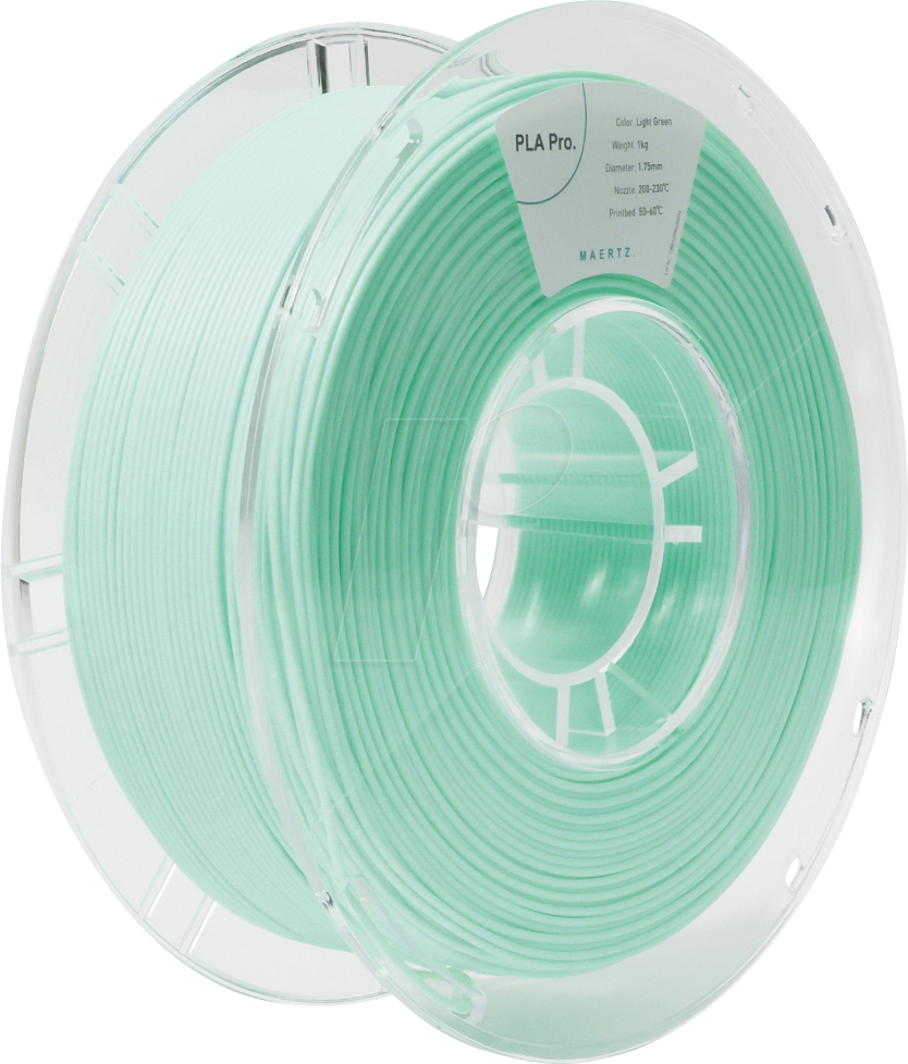 PMMA-1009-014 - Filament, PLA Pro, Hellgrün, 1,75 mm, 1 kg